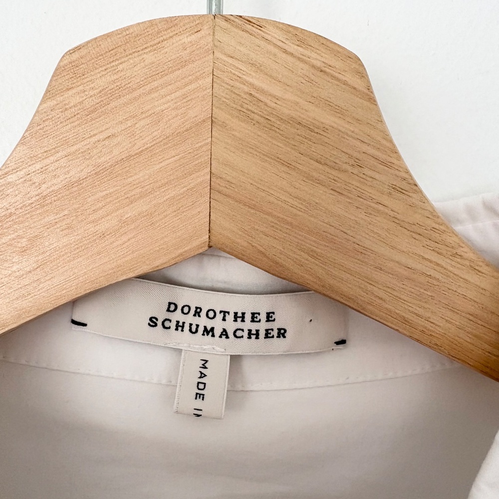 Dorothée Schumaccher poplin darted long blouse - Picture 4 of 6